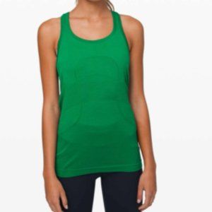 Lululemon swiftly racerback tank top classic green